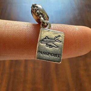 RETIRED Pandora Charm - Adventure Awaits Passport Dangle